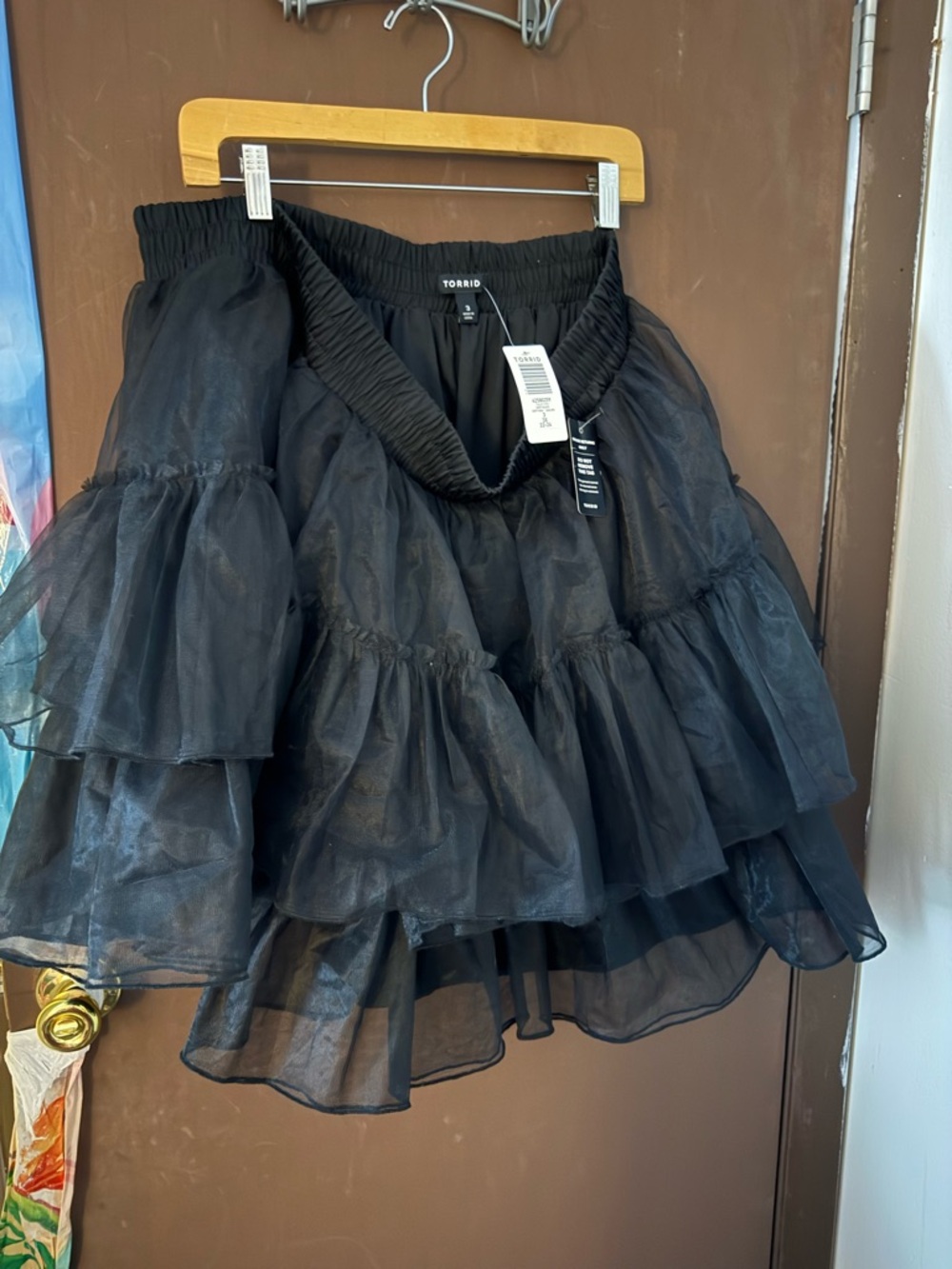 torrid Black Layered Tulle Skater Skirt